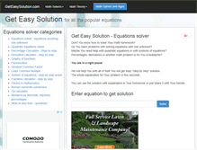 Tablet Screenshot of geteasysolution.com